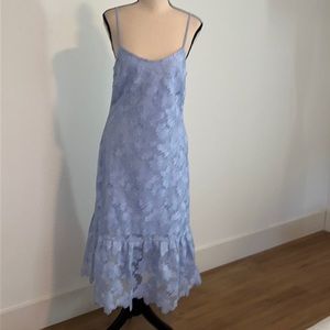 Baby blue midi dress